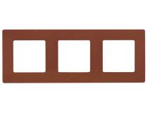 Legrand 672573 ETIKA Рамка 3 поста какао (672573)