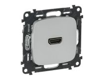 Legrand 754717 Valena ALLURE Розетка для аудио/видео устройств HDMI Тип А С лицевой панелью Алюминий (754717)