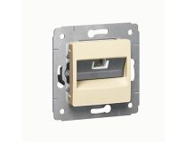 Legrand 773738 CARIVA Розетка телефонная RJ11х1 в рамку бежевая (773738)