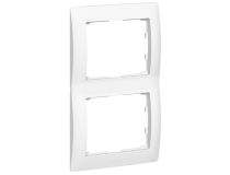 Legrand 771006 Galea Life Рамка 2 поста вертикальная white (771006)