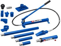 Зубр 43035-10 ЗУБР 10т набор для правки кузова гидравлический в пластиковом кейсе, Эксперт