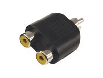 REXANT (14-0421) Переходник штекер RCA - 2 гнезда RCA