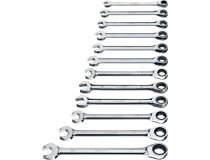 Зубр 27075-H12_z01 Набор комбинированных гаечных ключей трещоточных 12 шт, 8 - 22 мм, ЗУБР