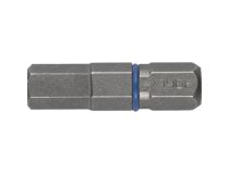 Зубр 26017-3-25-2 Биты ЗУБР ЭКСПЕРТ торсионная кованая, обточ,хромомолибд ст,тип хвостовика C 1/4 , HEX3, 25мм,2шт