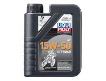 LIQUI MOLY 3057 МАСЛО МОТОРНОЕ Motorbike 4T 15W-50 Offroad (HC-синтетическое) (1L) SL JASO MA2