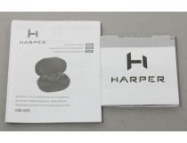 Наушники с микрофоном HARPER HB-555 White (Bluetooth 5.0)