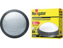 INNOLUX 19301 Светильник светодиодный ДБП-13w 4000K 1150Лм круглый пластиковый IP65 черный (94841 NBL-PR1) (19301)