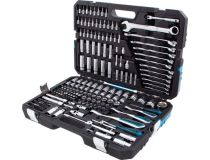 GROSS Набор инструментов 216 предметов, 120 зубьев, CrV 1/2 , 3/8 , 1/4 14157