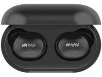 HIPER HTW-M2 Беспроводные наушники HIPER TWS SOUL V2 Bluetooth 5.0 гарнитура Li-Pol 2x43mAh+380mAh, Черный