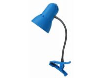 Светильник Трансвит НАДЕЖДА-ПШ (NADEZHDA-PSH/BLU) настольный на прищепке E27 синий лазурь 40Вт