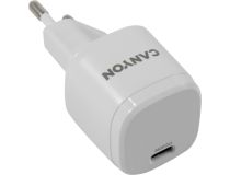 CANYON CNE-CHA20W05 Зарядное устройство USB-C (Вых.DC5/9/12В,20W,USB-C, быстрая зарядка)