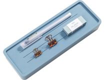 Пенал Deli Nusign NS024Blue синий 1отд. 231х84х31 пластик