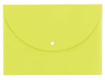 Конверт на кнопке Deli E38131 A4 гориз. расшир. полипропилен 0.18мм ассорти