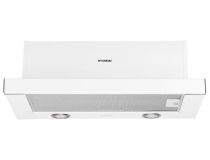 Вытяжка встраиваемая Hyundai HBH 6232 W белый управление: кулисные переключатели (1 мотор)