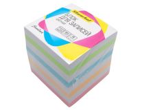 Блок для записей бумажный Silwerhof Стандарт 701030 90х90х90мм 80г/м2 ассорти 5цв.в упак.