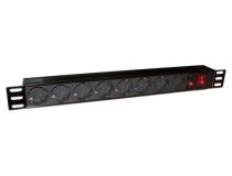 TWT TWT-PDU19-10A8P-1.8 Блок розеток 8xSchuko базовые 10A 1.8м