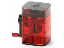 Точилка для карандашей механическая Deli 71162Red 1 отверстие пластик красный