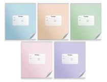 Silwerhof Монохром A5 441607 Тетрадь в клетку 12 листов