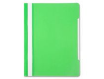 Бюрократ 816301-PS20lett Папка-скоросшиватель, A4, прозрачныйверхний лист, салатовый(цена за 1шт, в уп. 20шт)