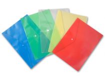 Бюрократ PK804A5/1 Конверт с кнопкой (однотонный) толщина 0,18