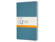 Блокнот Moleskine CAHIER JOURNAL CH016B44 Large 130х210мм обложка картон 80стр. линейка голубой (3шт)