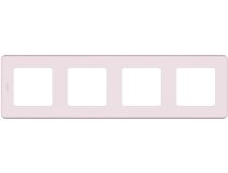 LEGRAND 673964 Рамка 4 поста INSPIRIA розовый