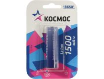 Аккумулятор Космос КОС18650Li-Ion15UBL1 (3.7V, 1500mAh) Li-Ion,Size 18650 