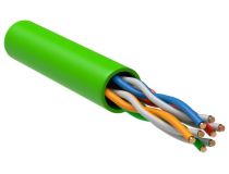 ITK LC1-C5E04-122 Кабель связи витая пара U/UTP, кат.5E, 4 пары 24AWG solid, 305м, LSZH, зеленый