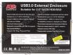 AgeStar 3UB2A8-Black-(6G) (Внешний бокс для 2.5  SATA HDD, USB3.0)