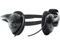 Наушники с микрофоном Defender HN-102(A) (шнур 1.8м, с регулятором громкости) 63102 