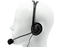 Наушники с микрофоном Defender HN-102(A) (шнур 1.8м, с регулятором громкости) 63102 