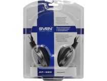 Наушники с микрофоном SVEN AP-520 (шнур 2.2м, с регулятором громкости)