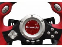 Руль Defender Challenge Mini (LE) (Vibration, Руль,педали,8поз.перекл.,10кн.,USB)  64351 