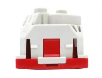 Розетка 220V 2к+з, 45х45, красная, 45131SVM Efapel