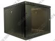 NT WALLBOX 9-66 B Шкаф 19 настенный, чёрный 9U 600x650, дверь стекло-металл