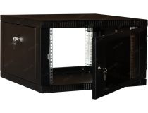 NT WALLBOX 6-65 B Шкаф 19 настенный, чёрный 6U 600x520, дверь стекло-металл