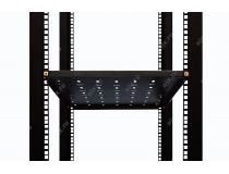 NT S750 B Полка 19 , чёрная L=750 мм, перфорированная