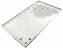 NT SSl750 G Полка 19 выдвижная с направляющими, серая L=750 мм, перфорированная