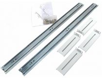 NT SSl750 G Полка 19 выдвижная с направляющими, серая L=750 мм, перфорированная