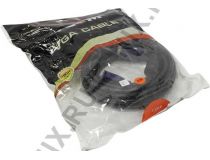 VCOM VVG6460-5м Кабель удлинительный монитор - SVGA card (15M-15F) 5м 2 фильтра