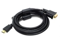 Кабель HDMI to DVI-D (19M -25M) 3м 2 фильтра