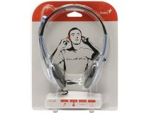 Наушники с микрофоном Genius HS-02B (регул. громкости)