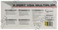Gembird/Cablexpert GVS-122  2-Port Video Splitter (VGA15F+2xVGA15F)+б.п.