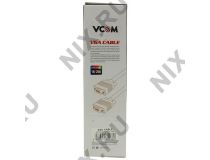 VCOM VVG6448-10м Кабель монитор - SVGA card (15M -15M) 10м 2 фильтра