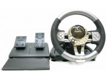 Руль Defender Forsage (Vibration, рулевое колесо, педали, рычаг КПП, 8поз.перекл.,12кн., USB) 64367 