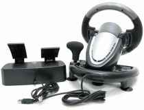 Руль Defender Forsage (Vibration, рулевое колесо, педали, рычаг КПП, 8поз.перекл.,12кн., USB) 64367 