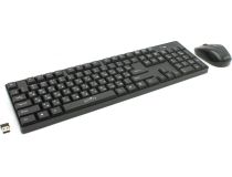 OKLICK Wireless Keyboard & Optical Mouse 210M Black(Кл-ра, USB, FM+Мышь 5кн,Roll,USB,FM ) 612841 