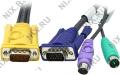 ATEN 2L-5202P Кабель для KVM переключателей (PS/2+PS/2+VGA15M, 1.8м)